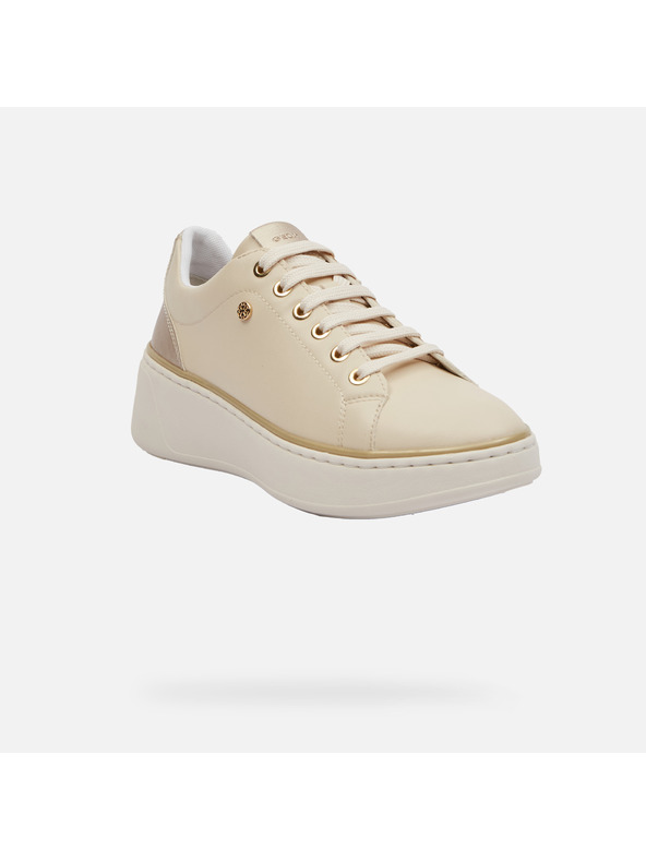 Geox Krem ženske tenisice Geox Sunnetty