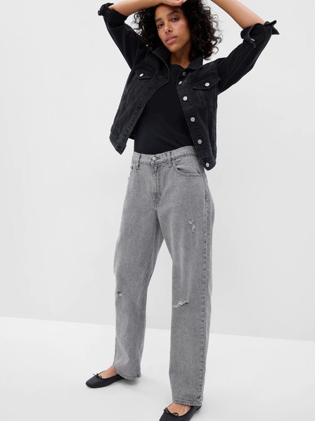 GAP Traperice loose Mid Rise Destructed '90s GAP