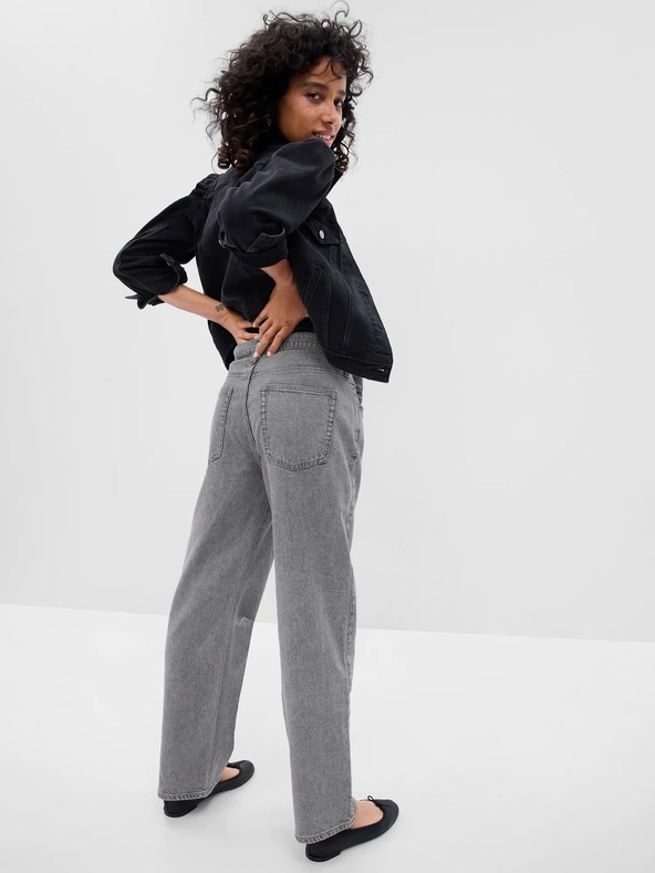 GAP Traperice loose Mid Rise Destructed '90s GAP