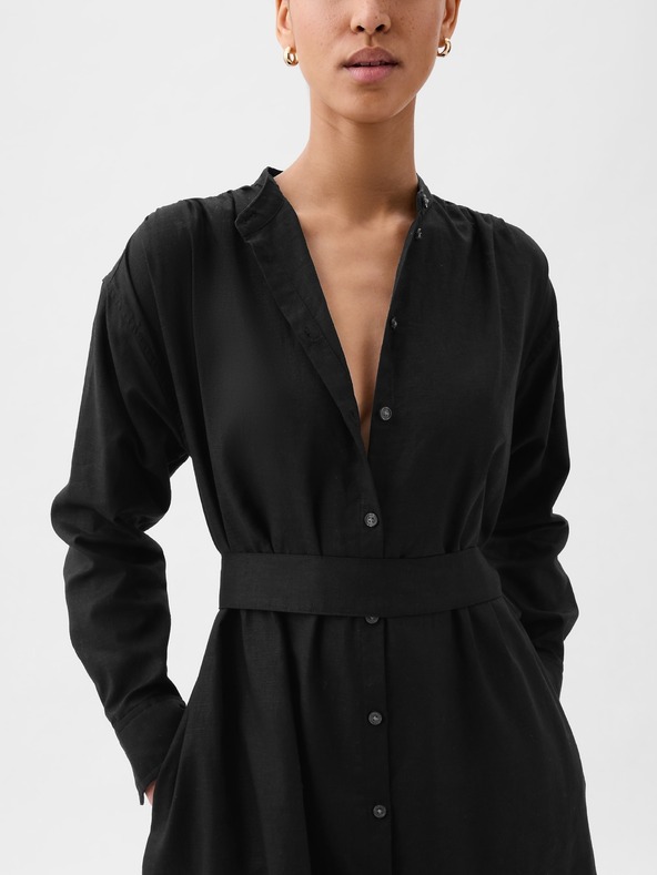 GAP Oversize lanene košulje-haljine GAP