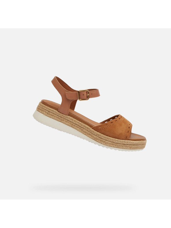 Geox Smeđe ženske sandale Geox Eolie