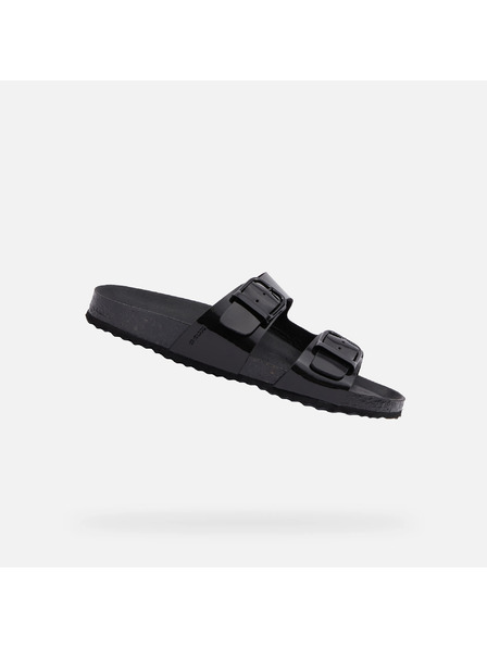 Geox Crne ženske papuče Geox Brionia R