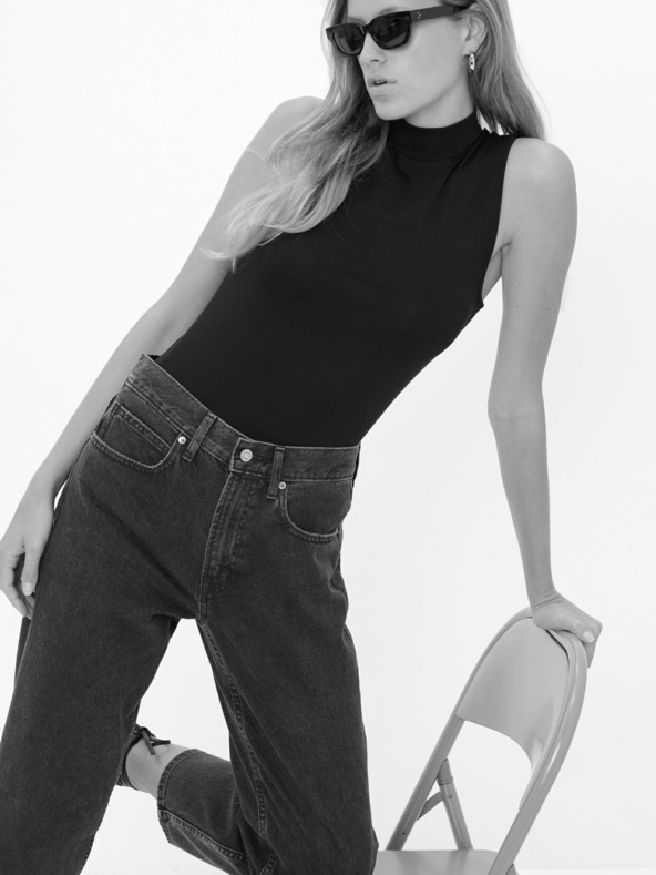 GAP Traper hlače barrel High Rise Washwell GAP