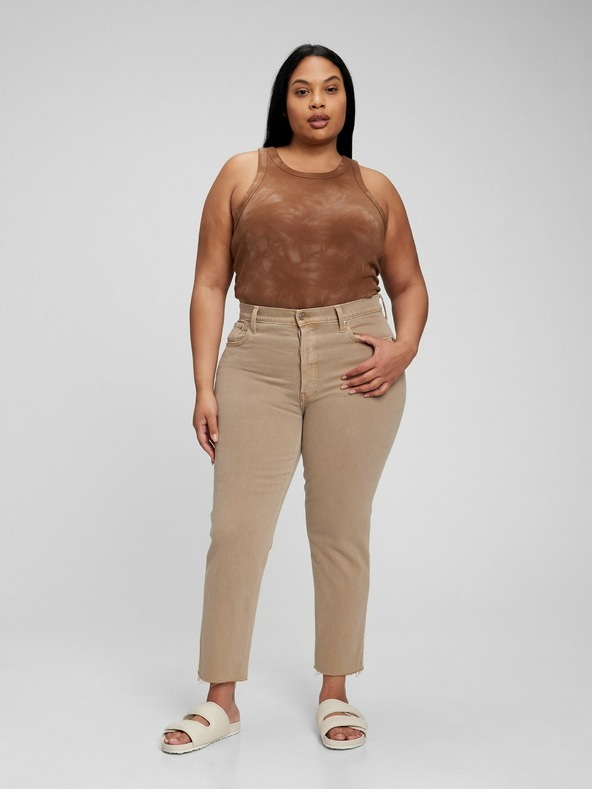 GAP Traperice Straight High Rise Cheeky Washwell GAP