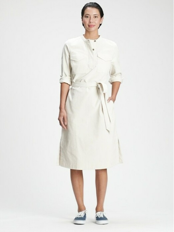 GAP Haljina corduroy midi GAP