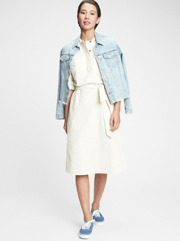 GAP Haljina corduroy midi GAP