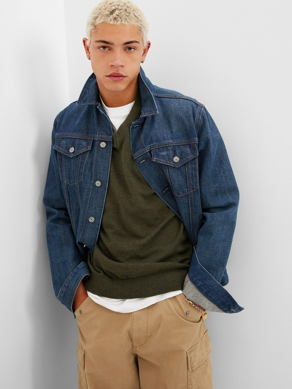 GAP Džemper s V-ovratnikom GAP