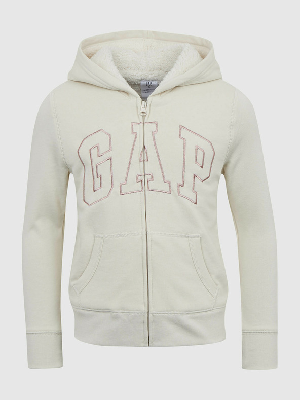 GAP Dječja zatopljenа dukserica s logom GAP
