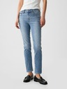 GAP Slim džíns Mid Rise Split-Hem Vintage GAP