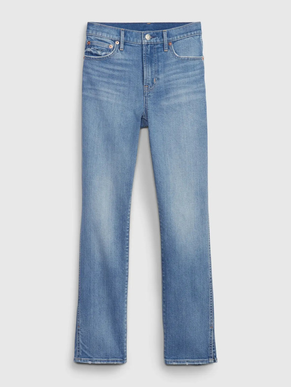 GAP Slim džíns Mid Rise Split-Hem Vintage GAP