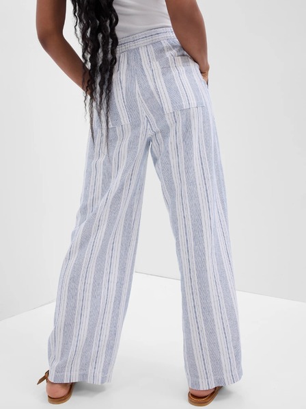 GAP Lanene široke hlače GAP