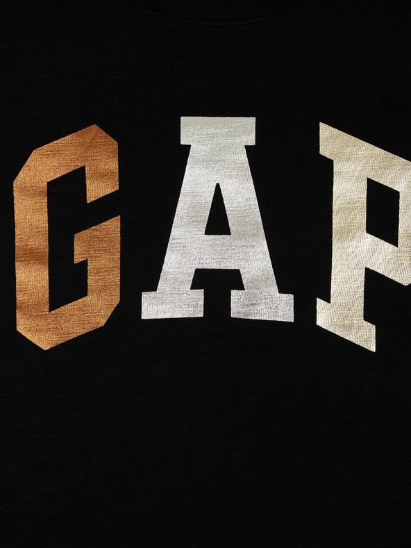 GAP Dječja majica s metalik logom Gap