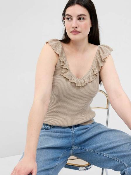 GAP Pleteni top na bretele GAP