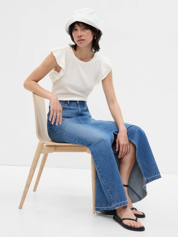 GAP Majica s volanima na rukavima GAP