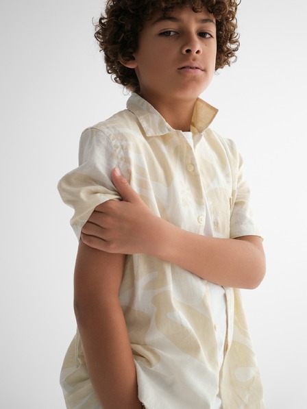 GAP Dječka lanena Oxford košulja GAP