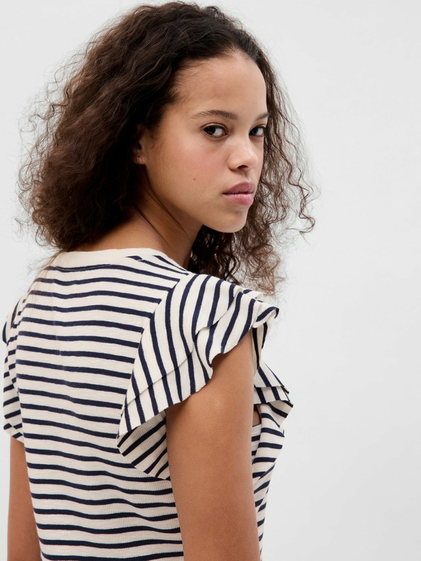 GAP Majica s volanima na rukavima GAP