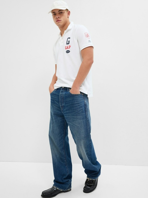 GAP Polo majica s logom Gap GAP