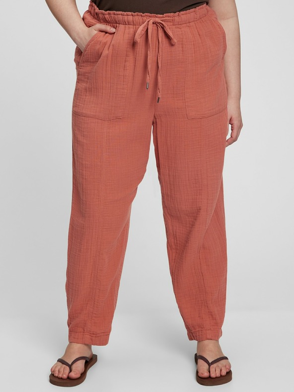 GAP Pamučne hlačice visokog struka GAP