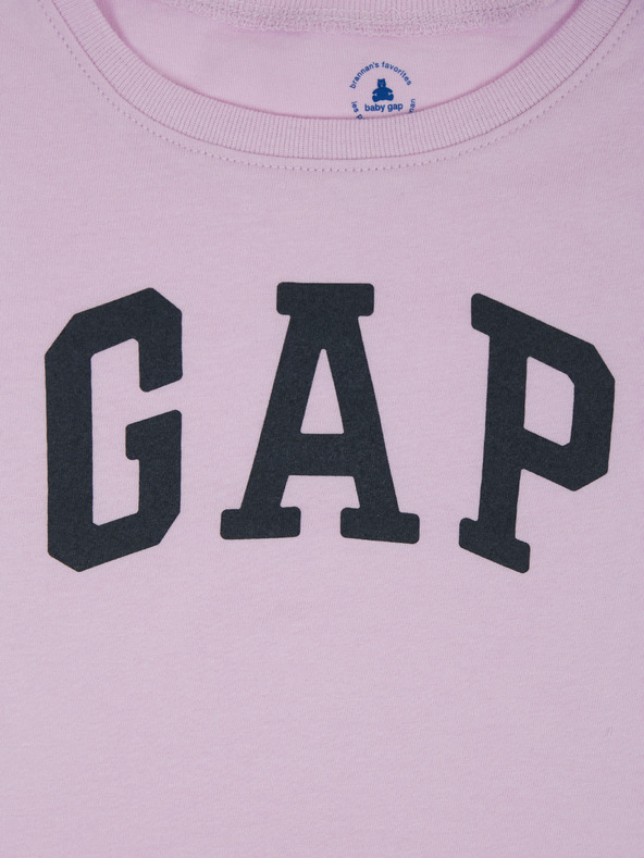 GAP Dječja majica s logom i cvjetovima GAP