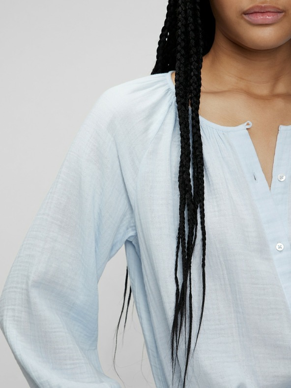 GAP Pamučna košulja bez ovratnika GAP