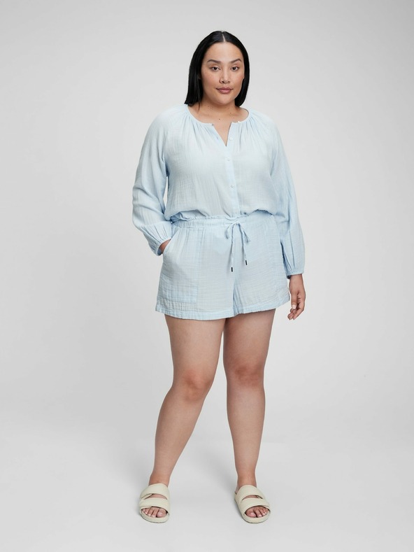 GAP Pamučna košulja bez ovratnika GAP