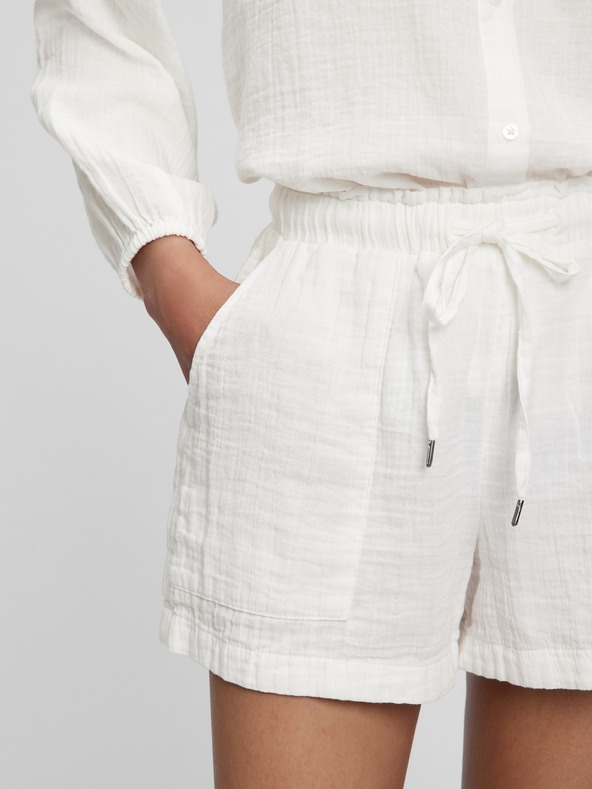 GAP Pamučne kratke hlače visokog struka GAP