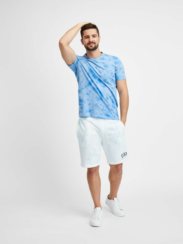 GAP Pamučna majica s batik uzorkom GAP