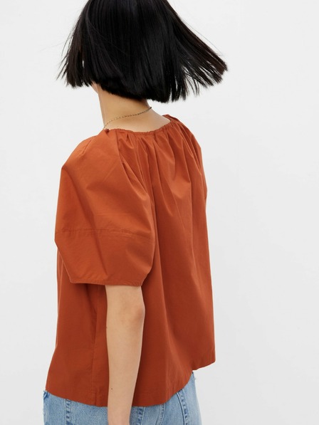 GAP Pamučna crop majica s kratkim rukávom GAP