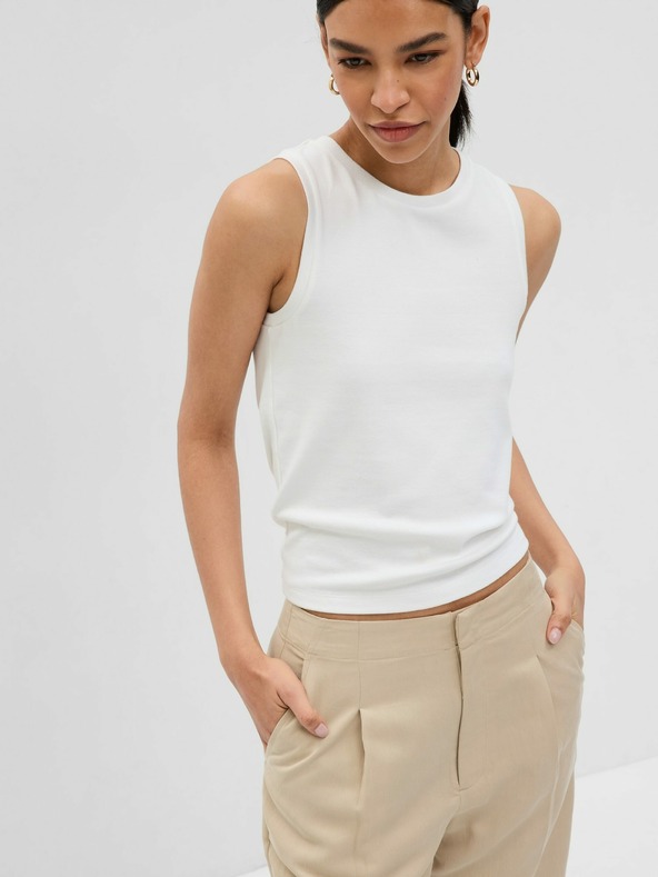 GAP Crop top majica bez rukava GAP