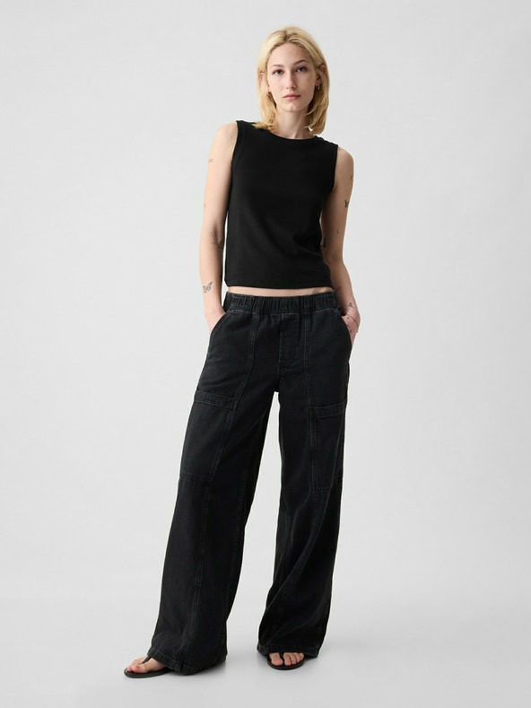 GAP Crop top majica bez rukava GAP