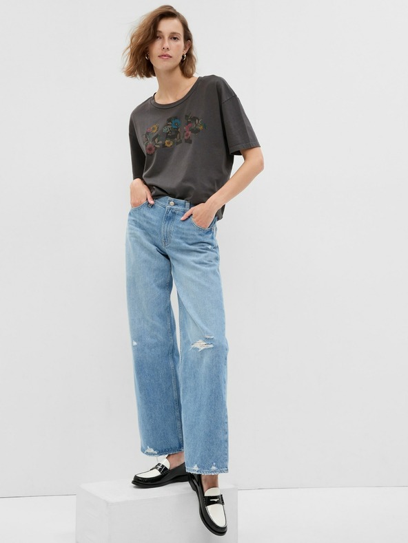 GAP Majica s cvjetnim logom GAP