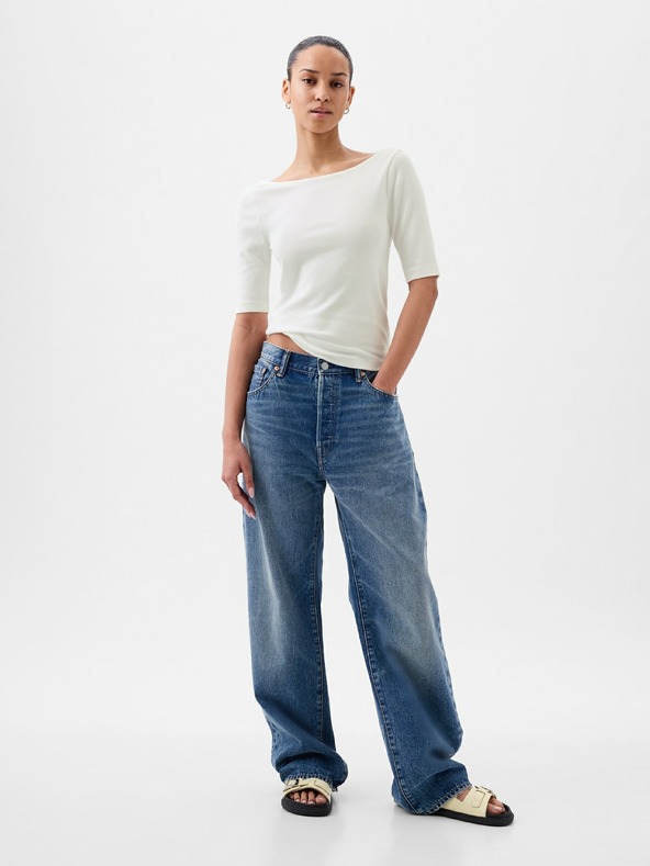 GAP Crop majica sboat izrezom GAP