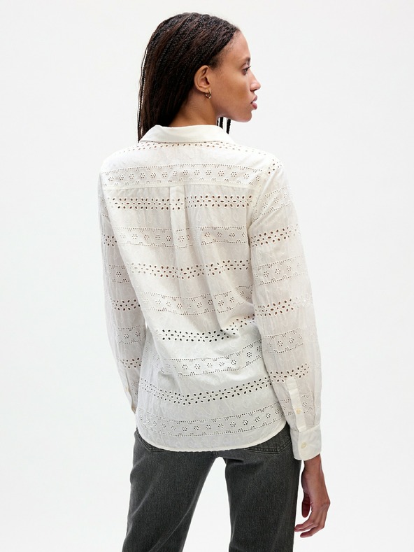 GAP Čipkasta crop košulja GAP