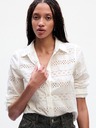 GAP Čipkasta crop košulja GAP