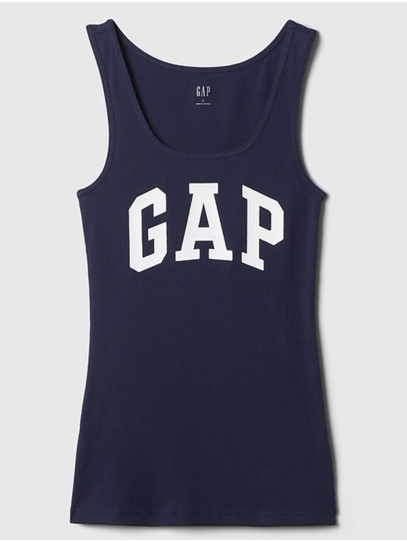 GAP Rebrasta majica bez rukava s logom GAP