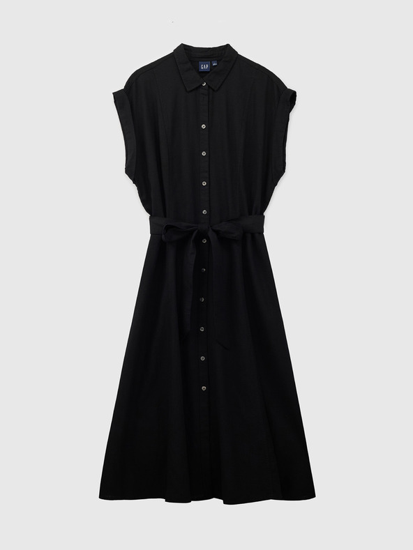 GAP Lanene košuljaste midi haljine GAP