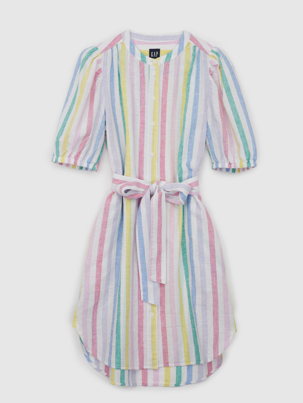 GAP Lanene prugaste mini haljine GAP