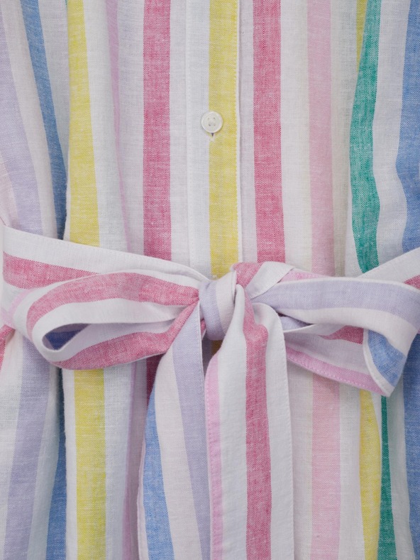 GAP Lanene prugaste mini haljine GAP