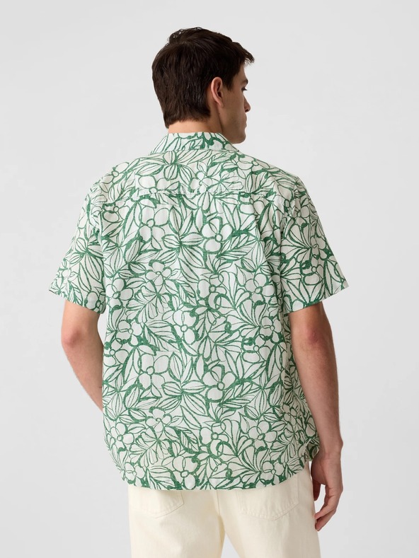 GAP Lanena košulja s kratkim rukavima GAP