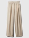 GAP Hlače Wide-Leg od lnene mješavine GAP