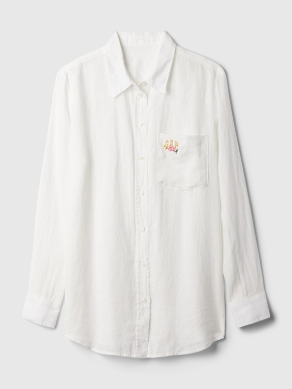 GAP Lanena košulja s logom GAP