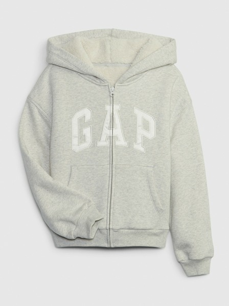 GAP Dječja zatopljenа dukserica s logom GAP