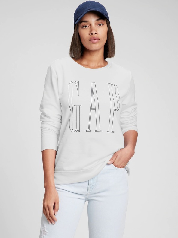 GAP Hoodie s logom i rozparacima GAP