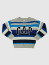 GAP Baby prugasti džemper s logom GAP