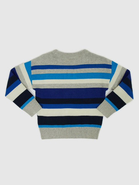 GAP Baby prugasti džemper s logom GAP