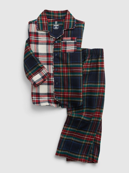 GAP Baby karirana pidžama Unisex GAP