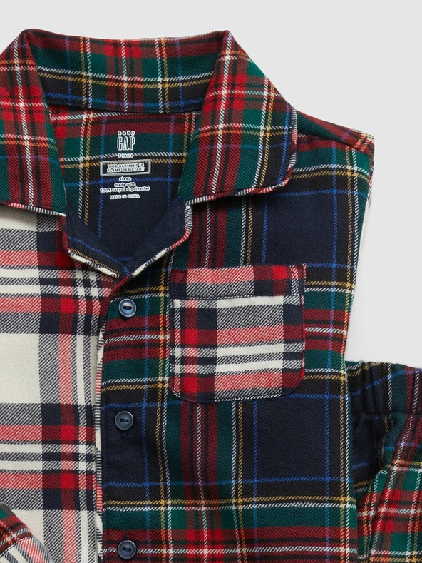 GAP Baby karirana pidžama Unisex GAP