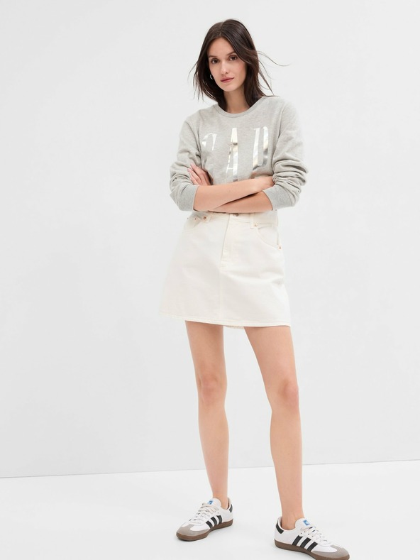 GAP Hoodie s logom i rozparacima GAP