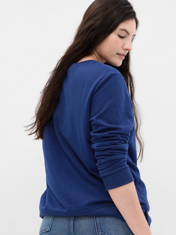 GAP Dukserica s metalik logom GAP