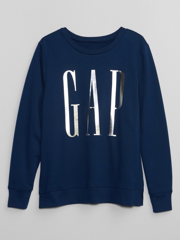 GAP Dukserica s metalik logom GAP